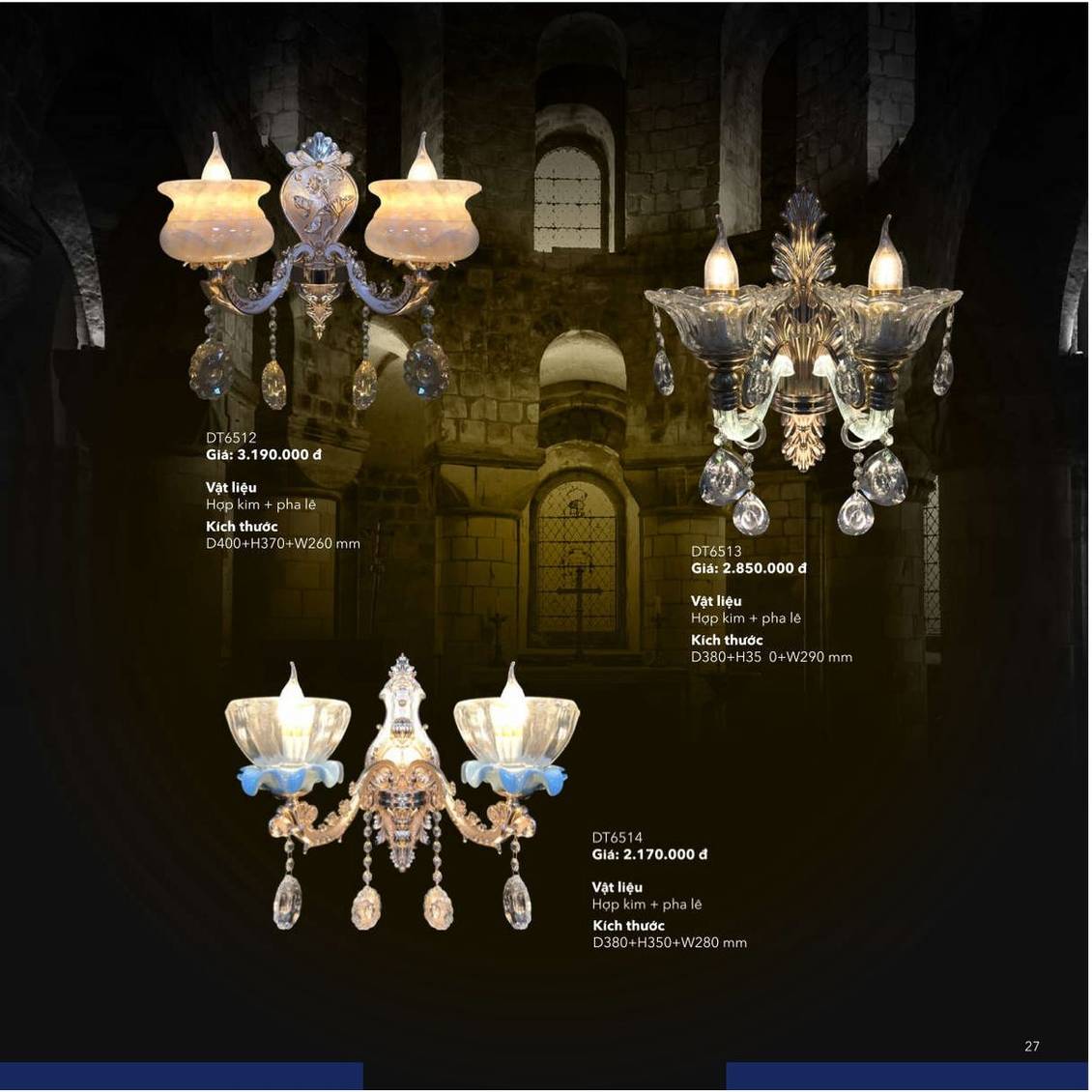 Đèn trang trí ZEMBA Lighting Catalogue và Bảng giá mới nhất /Page 